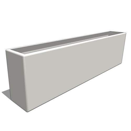 CAD Drawings BIM Models Urban Pot Custom Tank Planter